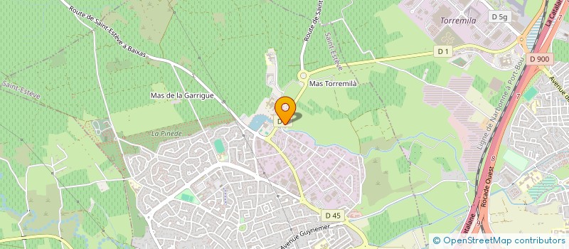 localisation de l'entreprise MICHEL PIRON  MYRIEM LARBI  SOCIETE CIVILE PROFESSIONNELLE DE VETERINAIRES  SAINT-ESTEVE