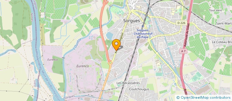 localisation de l'entreprise MICHEL POIDS LOURDS à SORGUES