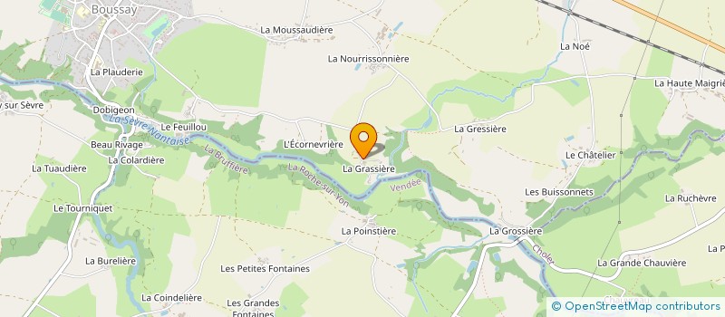 localisation de l'entreprise MICHEL POULAIN  BOUSSAY