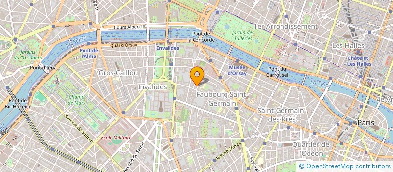 localisation de l'entreprise MICHEL PRUNIER  PARIS