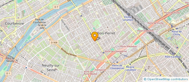 localisation de l'entreprise MICHEL RAYMOND EXPANSION à LEVALLOIS-PERRET