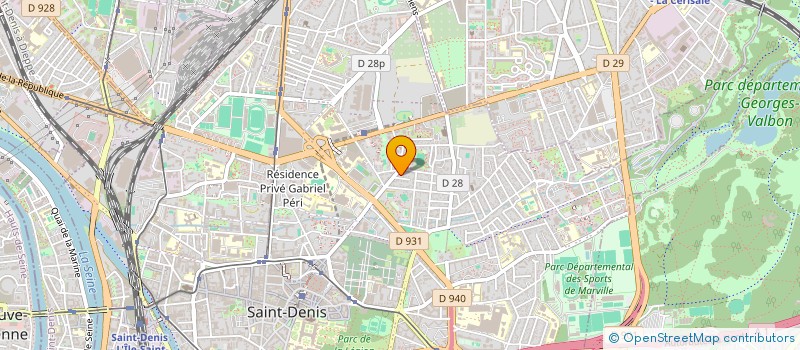 localisation de l'entreprise MICHEL RAYNAUD LMNP  SAINT-DENIS