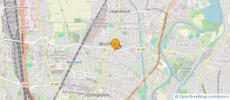 localisation de l'entreprise MICHEL REEB NOTAIRE ASSOCIE D'UNE SOCIETE CIVILE PROFESSIONNELLE, TITULAIRE D'UN OFFICE NOTARIAL  BISCHHEIM