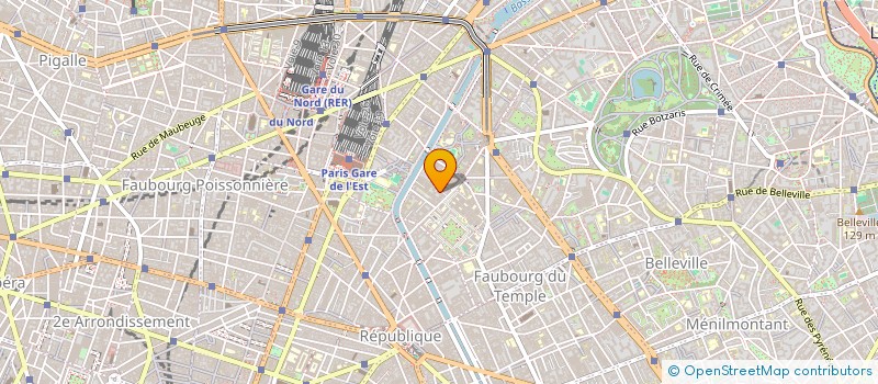 localisation de l'entreprise MICHEL REGNIER  PARIS