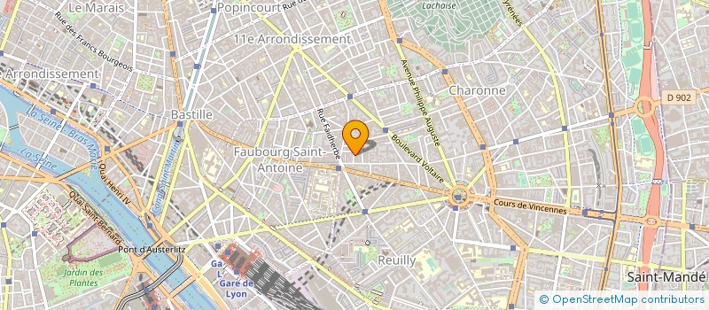 localisation de l'entreprise MICHEL REMON & ASSOCIES  PARIS