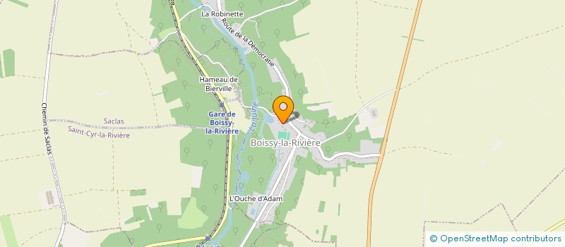 localisation de l'entreprise MICHEL RIAUD  BOISSY-LA-RIVIERE