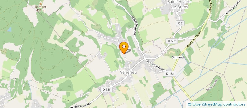 localisation de l'entreprise MICHEL ROBERT EVOLUTION  VENERIEU