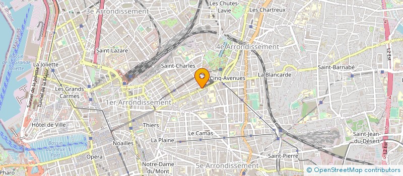 localisation de l'entreprise MICHEL ROBS à MARSEILLE