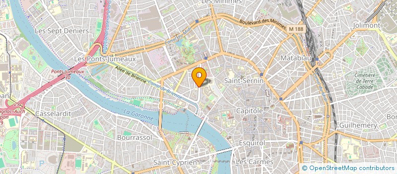 localisation de l'entreprise MICHEL SARRAN CONSEIL à TOULOUSE
