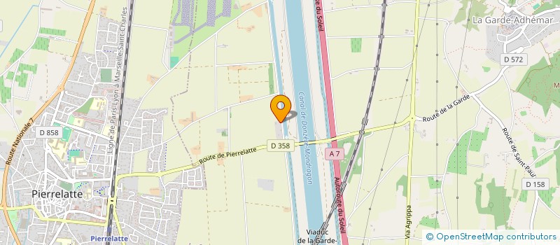 localisation de l'entreprise MICHEL SCHNEIDER L ARBRE ET LA MANIERE  LA GARDE-ADHEMAR