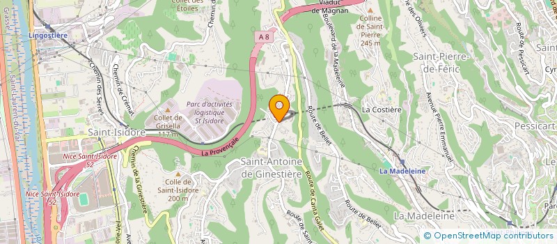 localisation de l'entreprise MICHEL STASI ENTREPRISE  NICE