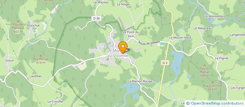 localisation de l'entreprise MICHEL STEUNOU à LE MONTEIL-AU-VICOMTE