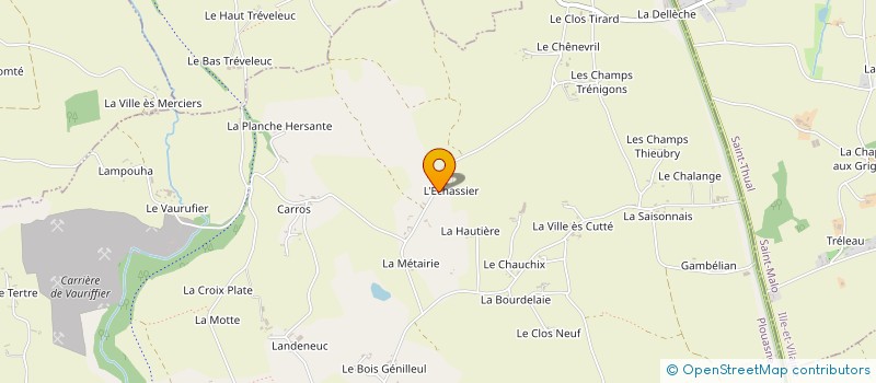 localisation de l'entreprise MICHEL TRAITEUR à PLOUASNE