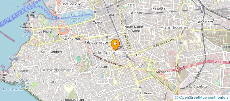 localisation de l'entreprise MICHEL VIDAL à MARSEILLE