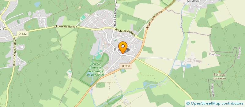 localisation de l'entreprise MICHEL VIRLOGEUX CONSULTANT  BONNELLES