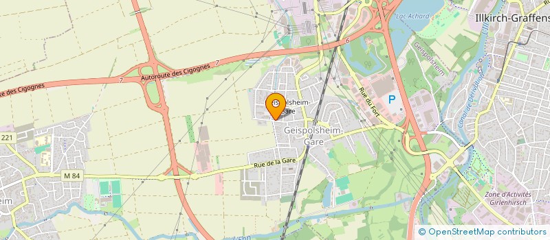 localisation de l'entreprise MICHELANGE  GEISPOLSHEIM