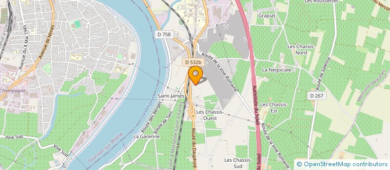 localisation de l'entreprise MICHELAS DOMAINE MICHELAS SAINT JEMMS  MERCUROL-VEAUNES