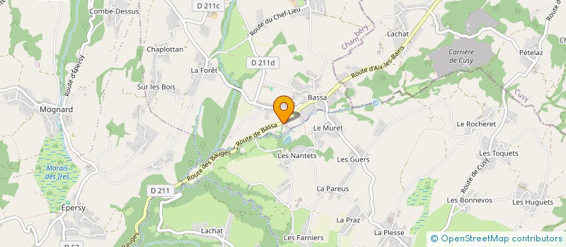 localisation de l'entreprise MICHELE 29  SAINT-OURS