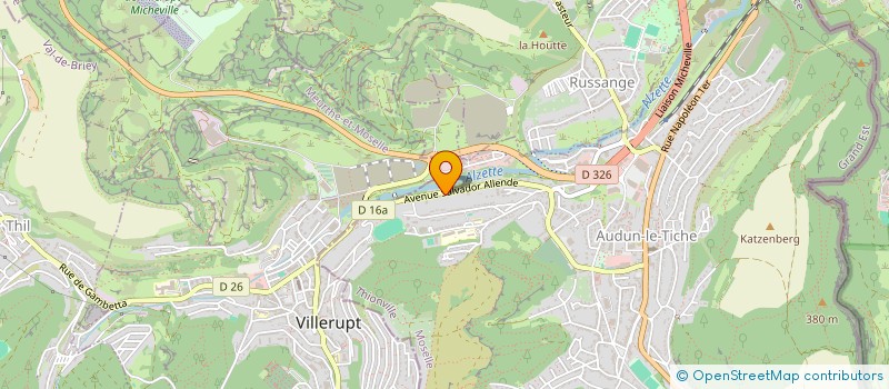 localisation de l'entreprise MICHELE à AUDUN-LE-TICHE