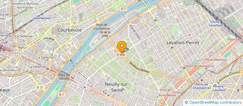 localisation de l'entreprise MICHELE ASBROUCQ SANCIER à NEUILLY-SUR-SEINE