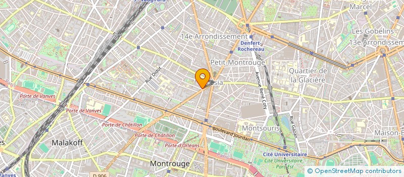 localisation de l'entreprise MICHELE CAUSSIGNAC SARL  PARIS