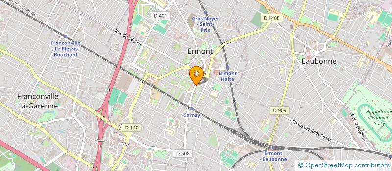 localisation de l'entreprise MICHELE COIFFURE  ERMONT