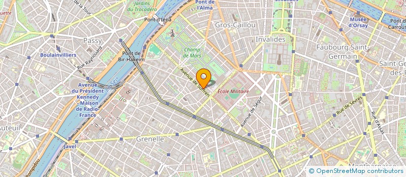 localisation de l'entreprise MICHELE DE VINZAN  PARIS