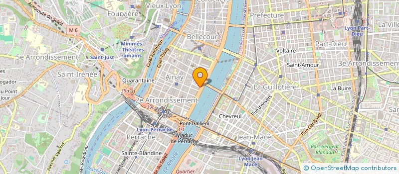 localisation de l'entreprise MICHELE DURIEUX - CATHERINE WEIBEL - OLIVIA BLUM à LYON