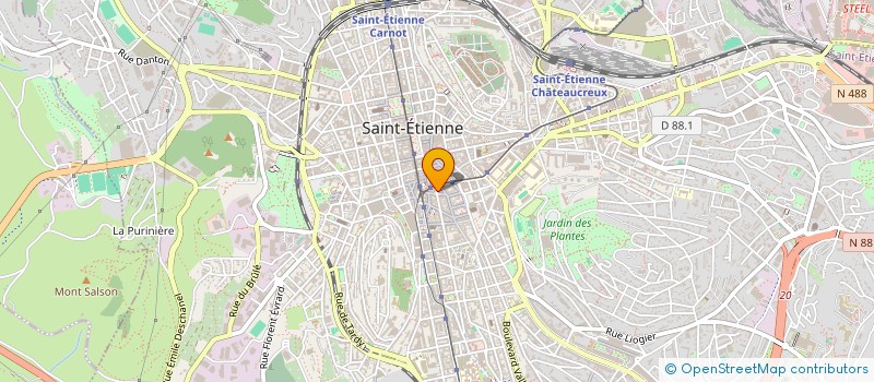localisation de l'entreprise MICHELE MAROQUINERIE à SAINT-ETIENNE