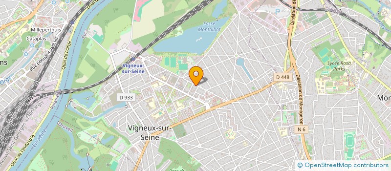 localisation de l'entreprise MICHELENE TAXI à VIGNEUX-SUR-SEINE