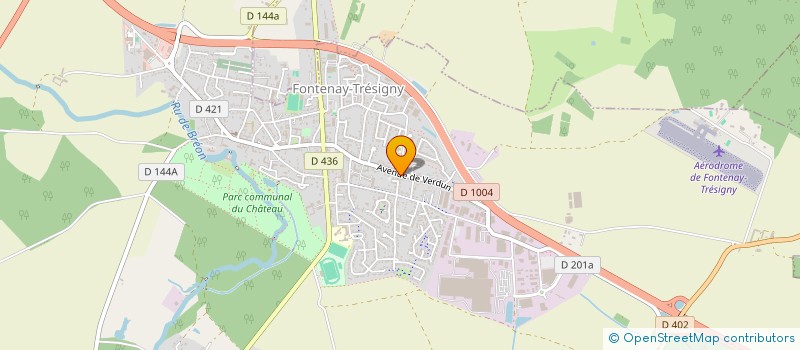 localisation de l'entreprise MICHELET 77610  FONTENAY-TRESIGNY