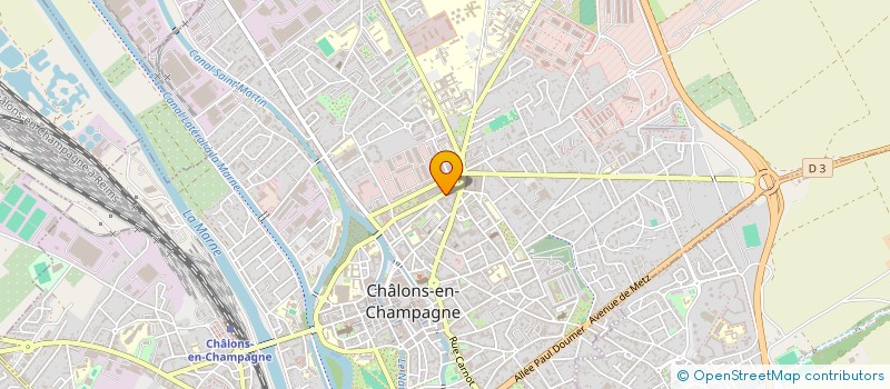 localisation de l'entreprise MICHELET  CHALONS-EN-CHAMPAGNE