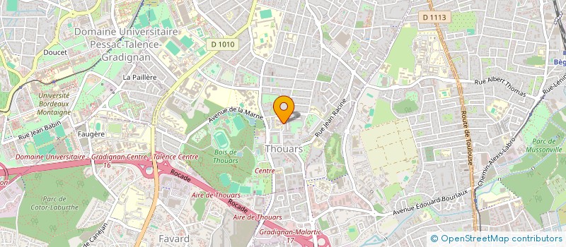 localisation de l'entreprise MICHELET ELEM  TALENCE