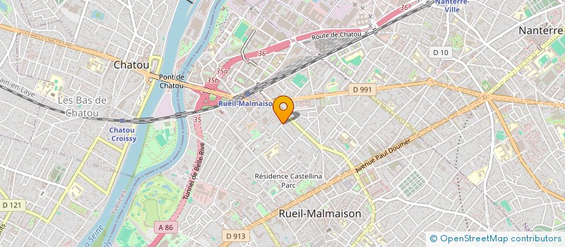 localisation de l'entreprise MICHELET INVESTISSEMENT à RUEIL-MALMAISON