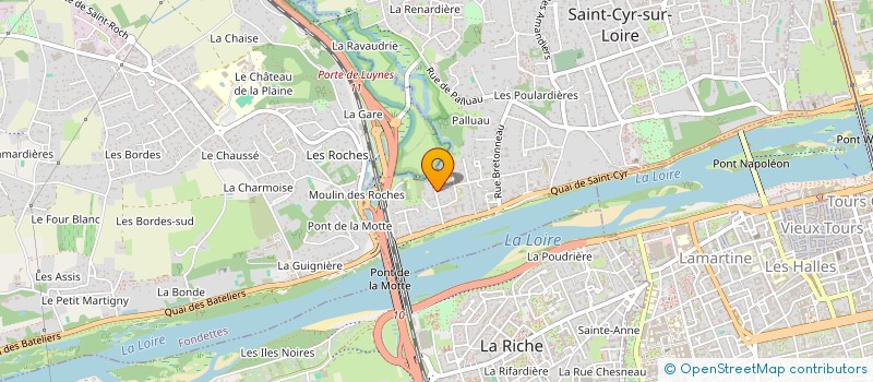 localisation de l'entreprise MICHELET PLISSON  SAINT-CYR-SUR-LOIRE