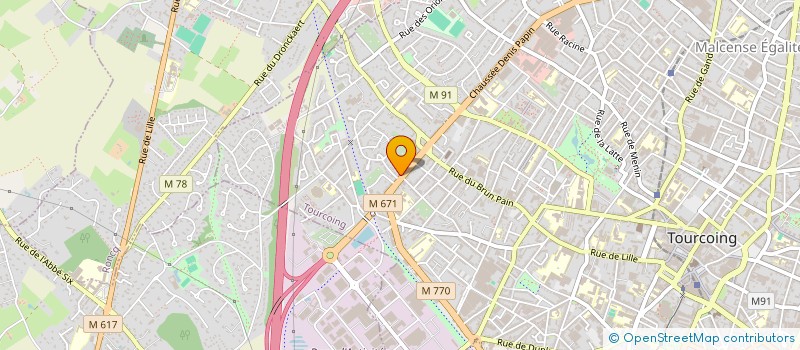 localisation de l'entreprise MICHELET PRODUCTIONS  TOURCOING