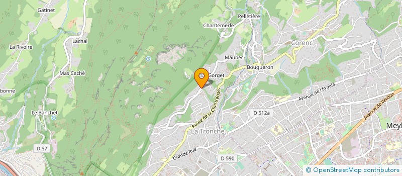 localisation de l'entreprise MICHELI-GANDY  LA TRONCHE