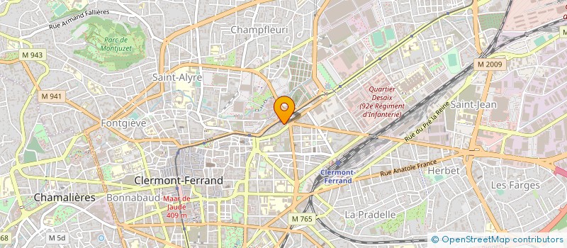 localisation de l'entreprise MICHELIN AIRCRAFT TYRE  CLERMONT-FERRAND
