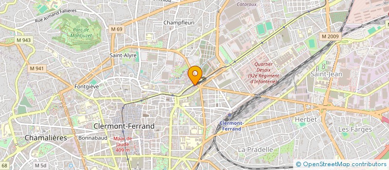 localisation de l'entreprise MICHELIN FINANZ GESELLSCHAFT FUER BETEILIGUNGEN AG  CLERMONT-FERRAND