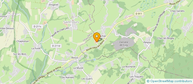 localisation de l'entreprise MICHELIN SAFFRAY  GRUFFY