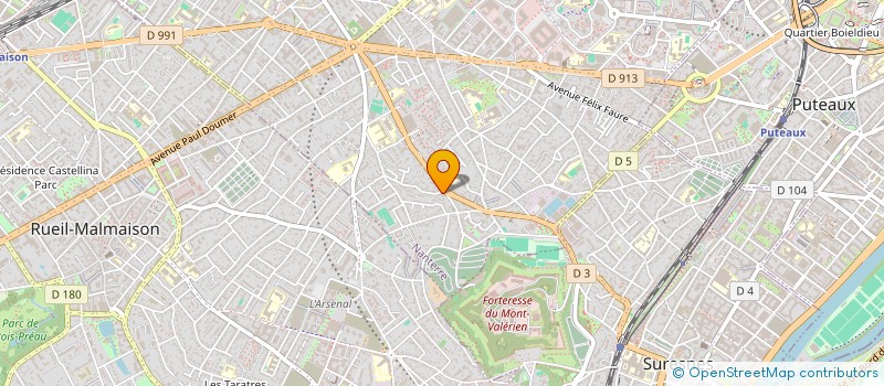 localisation de l'entreprise MICHELINE ET JOSE  NANTERRE