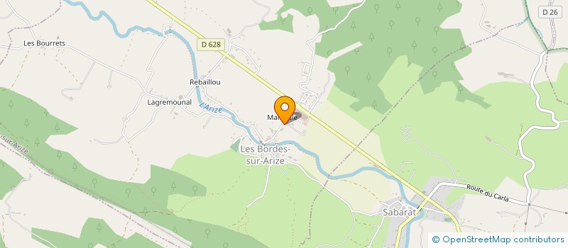 localisation de l'entreprise MICHELINE GOYHENECHE à LES BORDES-SUR-ARIZE