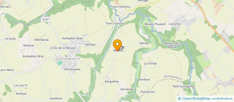 localisation de l'entreprise MICHELINE LMNP  GOMMENEC'H