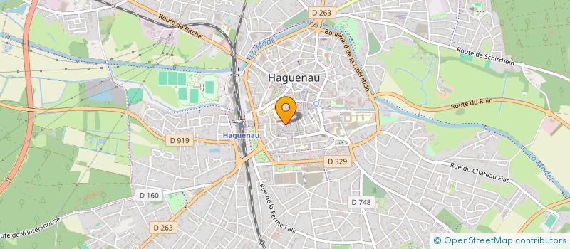 localisation de l'entreprise MICHELLE  HAGUENAU