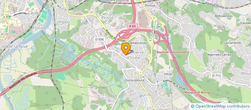 localisation de l'entreprise MICHELLE  SAINT PIERRE D'IRUBE