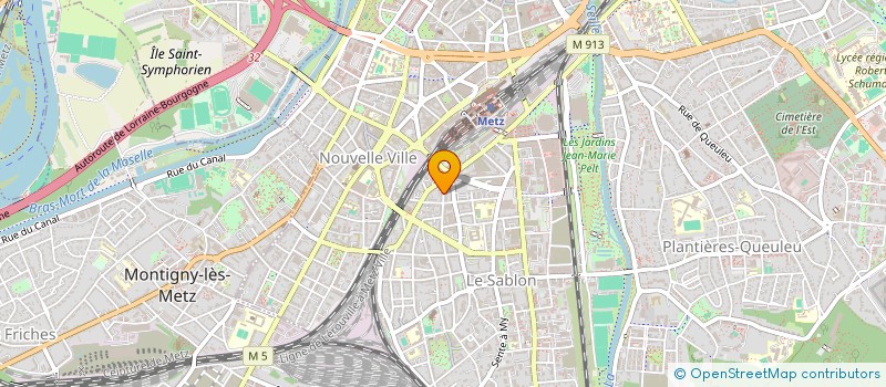 localisation de l'entreprise MICHELLE CORNU CONSULTING  METZ