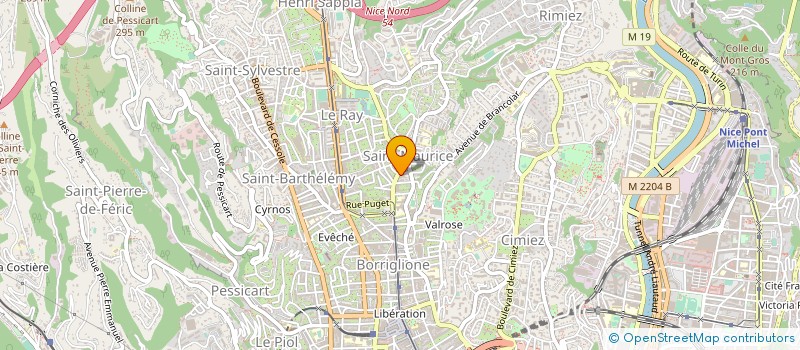 localisation de l'entreprise MICHELLUCCI ET TUDARE à NICE