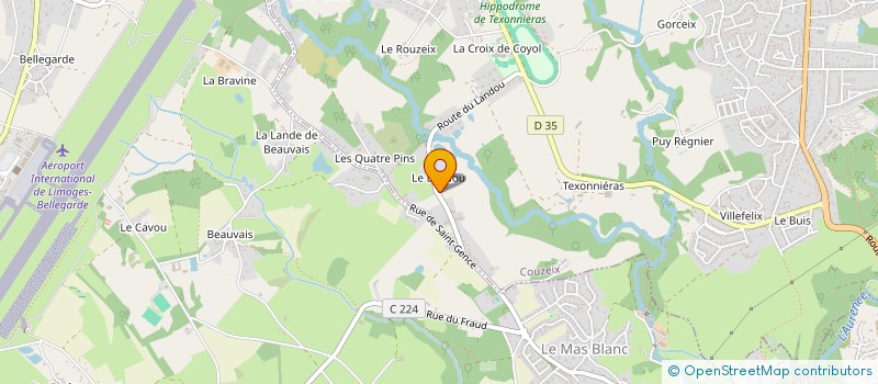 localisation de l'entreprise MICHELON à COUZEIX