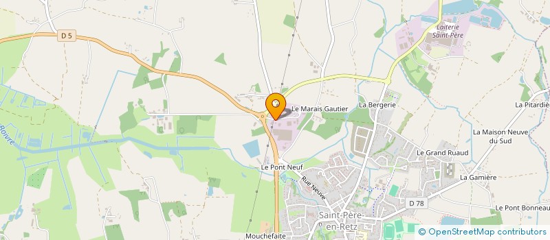 localisation de l'entreprise MICHELOT  SAINT-PERE-EN-RETZ