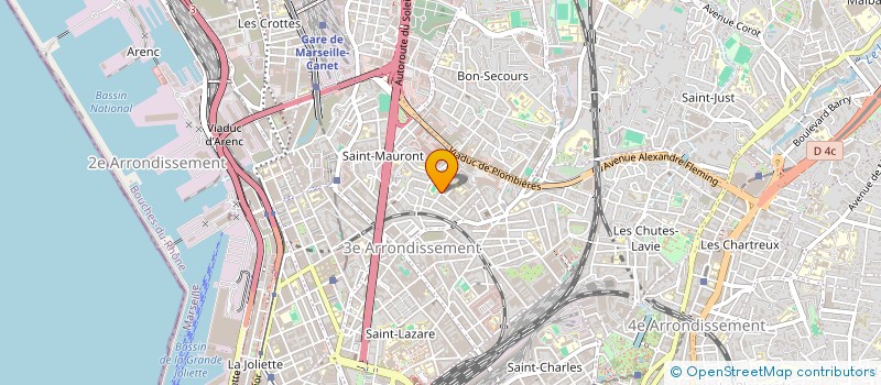 localisation de l'entreprise MICHELOTTI ET FILS à MARSEILLE